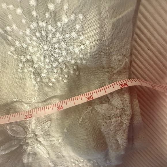 Terzo Millennio Made in Italy Linen Embroidered Sleeveless Dress – Size Small - Picture 4 of 9